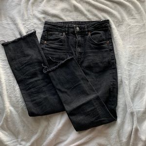 H&M Divided faded black jeans
